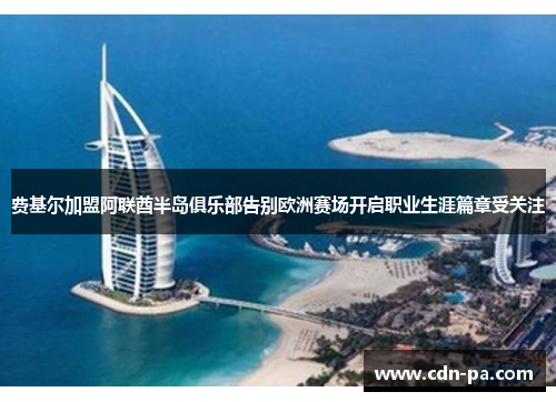 费基尔加盟阿联酋半岛俱乐部告别欧洲赛场开启职业生涯篇章受关注 费基尔加盟阿联酋半岛俱乐部告别欧洲赛场开启职业生涯篇章受关注